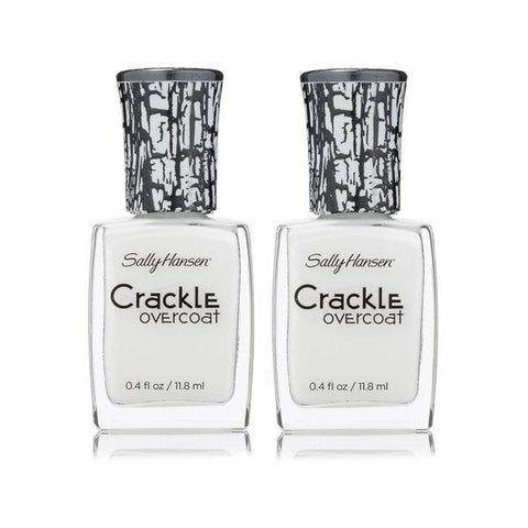 Lot Of 2 - Sally Hansen Crackle Overcoat #01 Snow Blast, Nail Polish, Sally Hansen, makeupdealsdirect-com, [variant_title], [option1]