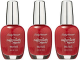 Sally Hansen Nail Growth Miracle Polish, 330 Stunning Scarlet Choose Your Color, Nail Polish, Sally Hansen, makeupdealsdirect-com, Pack of 3, Pack of 3